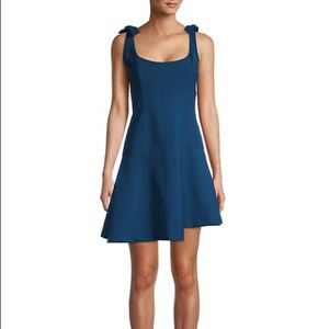 Jeanette Tie Shoulder Flare Dress